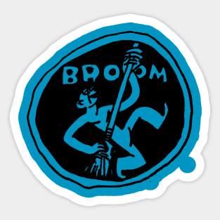 Broom Sticker